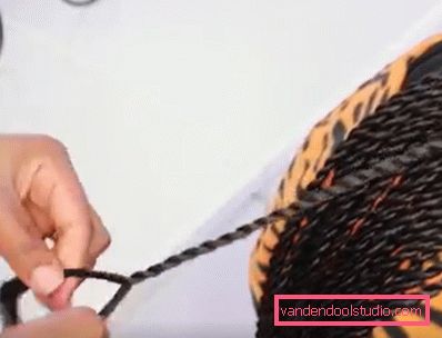 senegalski pletenice korak po korak upute