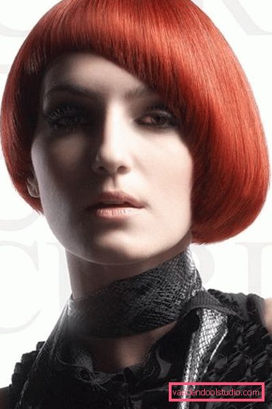 kosa cesson s bangs fotografiju