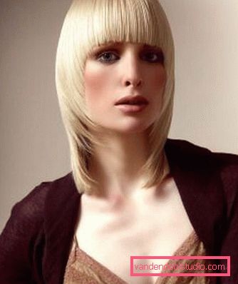 kosa cesson s bangs fotografiju