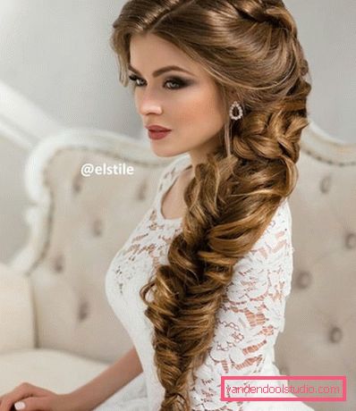Vjenčanje frizura fishtail
