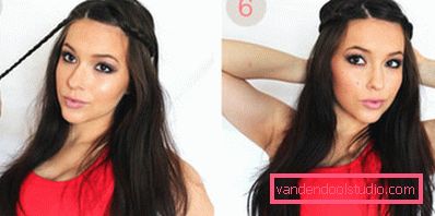 Izrada večernjih frizura vlastitim rukama - top 8 styling za večer