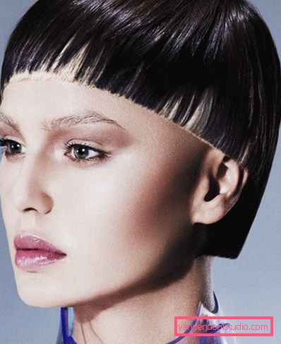 Stranica za šišanje Elegantna frizura za kratku i srednju kosu