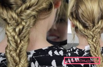 Ideje za lijepe frizure za školu za djevojčice - styling za 5 minuta
