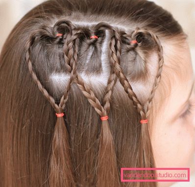 Ideje za lijepe frizure za školu za djevojčice - styling za 5 minuta