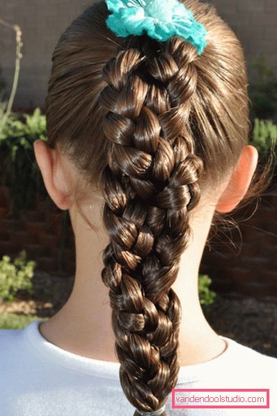 Ideje za lijepe frizure za školu za djevojčice - styling za 5 minuta