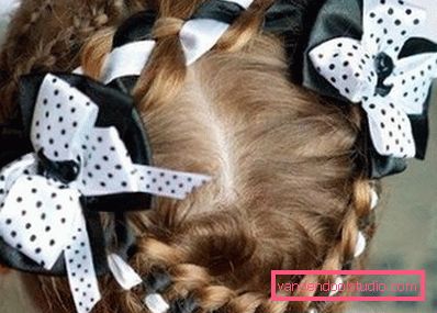Ideje za lijepe frizure za školu za djevojčice - styling za 5 minuta