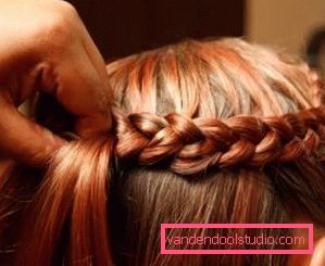Korak po korak shema tkanja nizozemskih pletenica Kako napraviti pletenicu na bazi kose