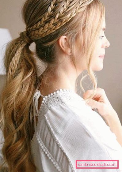 Kako preinačiti frizure za dugu kosu kod kuće - lijepa i jednostavna styling za sebe