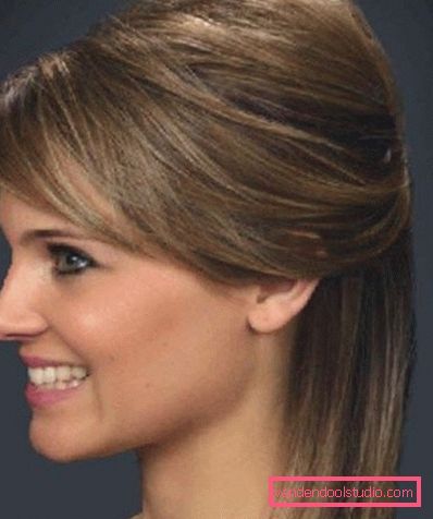 Frizure na trgu s bangs i buffant Koje frizure možete učiniti za frizuru