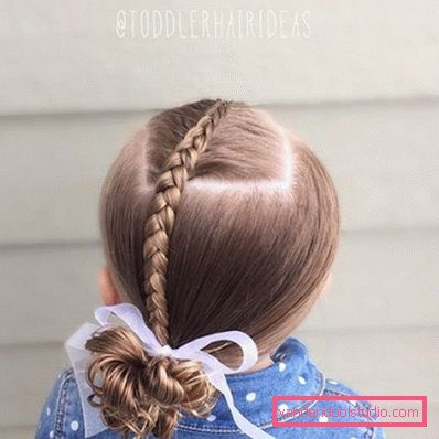 Pigtail za djevojčice - jednostavne dječje frizure