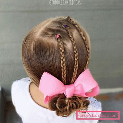 Pigtail za djevojčice - jednostavne dječje frizure