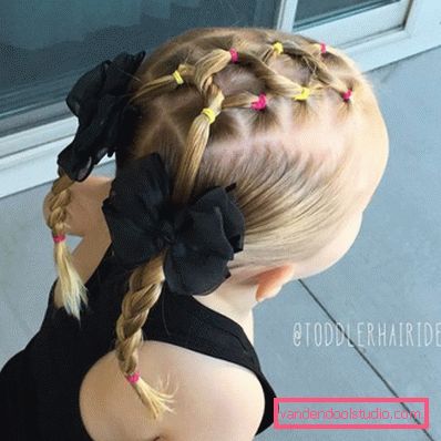 Pigtail za djevojčice - jednostavne dječje frizure