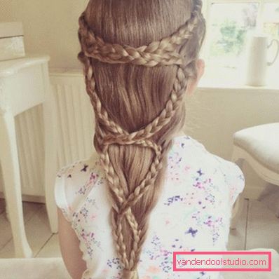 Pigtail za djevojčice - jednostavne dječje frizure