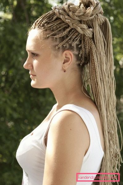 Zizi kosa Pigtail zizi - kako tkati