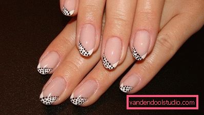 crno-bijeli nail art