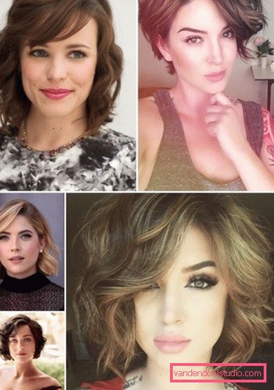 Lijepe večernje frizure za kratku kosu - fotografija korak po korak