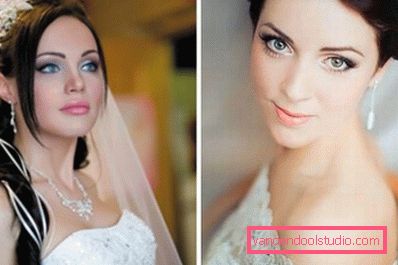 šminka za vjenčanje za smeđu kosu