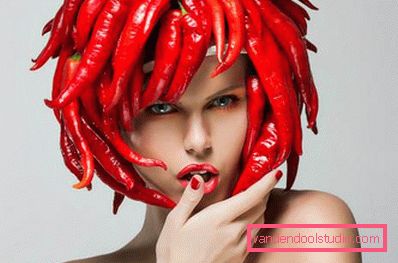 vruća crvena paprika za kosu vruća crvena paprika za kosu