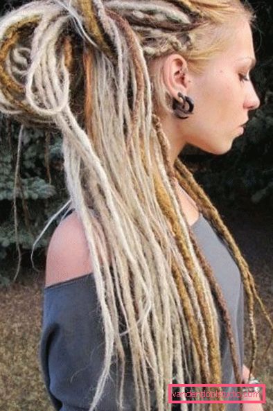 frizure dreadlocks Kreativna frizura s dredovima za žene i muškarce - kako se radi i brinuti