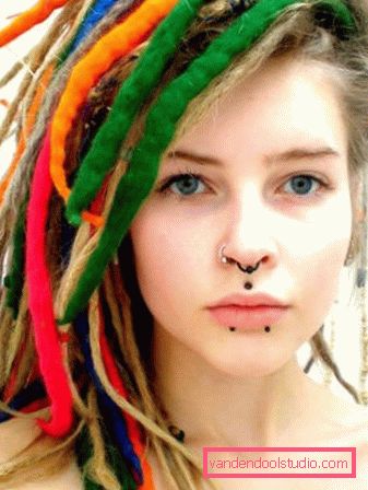 frizure dreadlocks Kreativna frizura s dredovima za žene i muškarce - kako se radi i brinuti