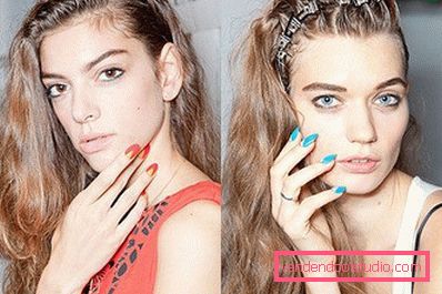 dva modela sa svijetlim nail artom dva modela sa svijetlim nail artom