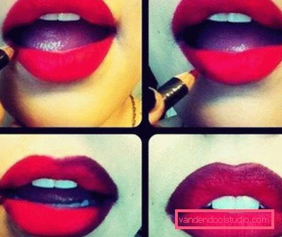 crveni make up