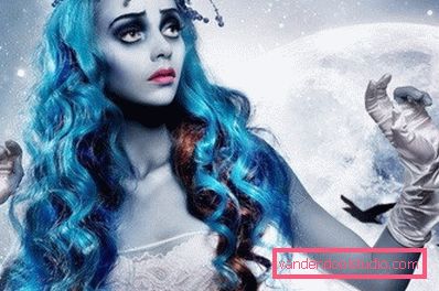 djevojka s Halloween make up djevojka s Halloween make up