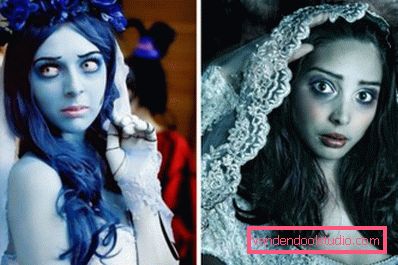 šminka Corpse Bride šminka Corpse Bride