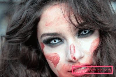 svjetlo zombi šminka svjetlo zombi šminka