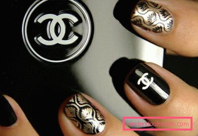 nail art na Chanel noktima nail art na chanel noktima