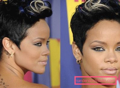 Rihanna s kovrčama Rihanna s kovrčama