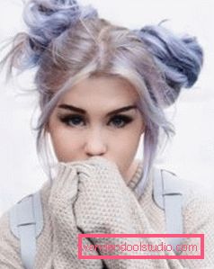 Frizura dva buns u stilu prekidač prekidač (tambler) \ t Frizura - tambler - vaš pogled na stil