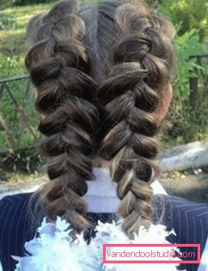Razne frizure za djevojčice na srednjoj kosi