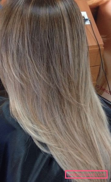 Lijepa boja kose shatush Najljepša tamna i svijetla boja za kosu