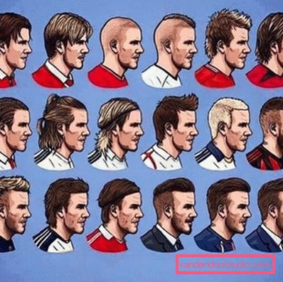 David Beckham je većina stilski frizura