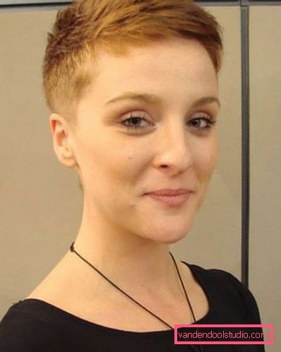 Šišanje Pixie za kratku kosu 2018 - 2019 - fotografije sa svih strana