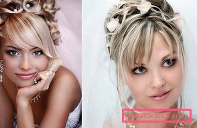 Vjenčanje frizura s bangs
