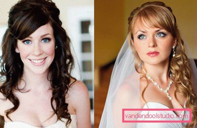 Vjenčanje frizura s bangs