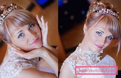 Vjenčanje frizura s bangs