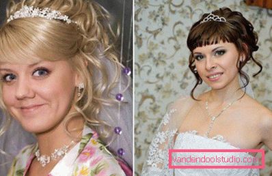Vjenčanje frizura s bangs