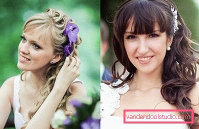 Vjenčanje frizura s bangs