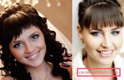 Vjenčanje frizura s bangs