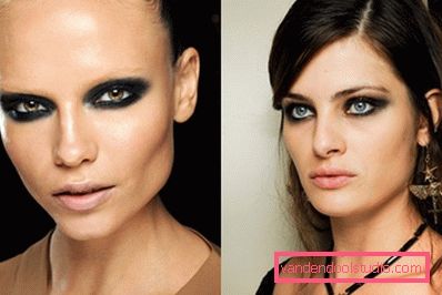 dva modela s agresivnim šminkom za oči dva modela s agresivnim šminkom za oči