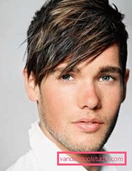 Muške frizure sa šiškama Mogućnosti za muške frizure s bangs i styling