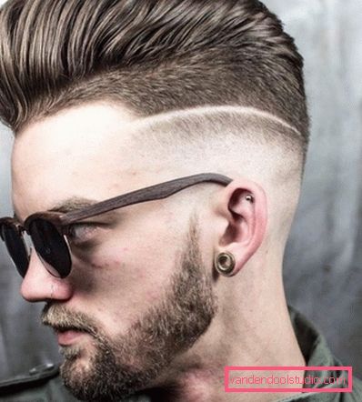 Muške frizure s bangs up i kratkim hramovima (strane) Mogućnosti za muške frizure s bangs i styling