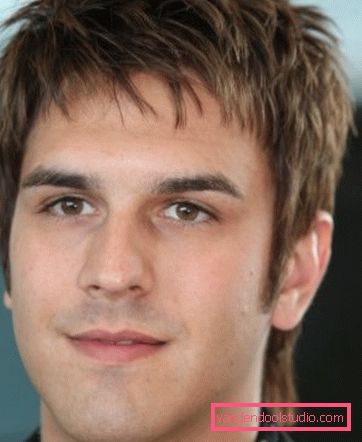 Muške frizure s kratkim šiškama Mogućnosti za muške frizure s bangs i styling