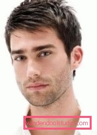 Muške frizure s kratkim šiškama Mogućnosti za muške frizure s bangs i styling
