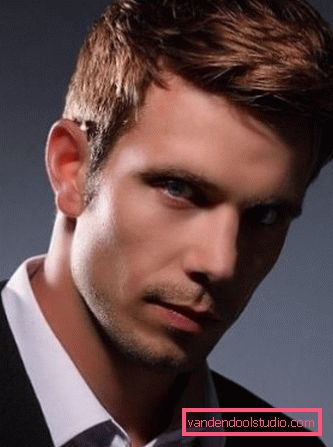 Muške frizure s kratkim šiškama Mogućnosti za muške frizure s bangs i styling