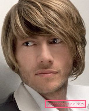 Muške frizure sa šiškama Mogućnosti za muške frizure s bangs i styling