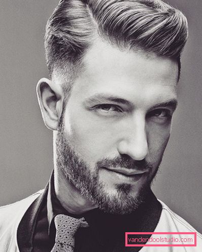 Muška frizura sa šiškama na boku Mogućnosti za muške frizure s bangs i styling